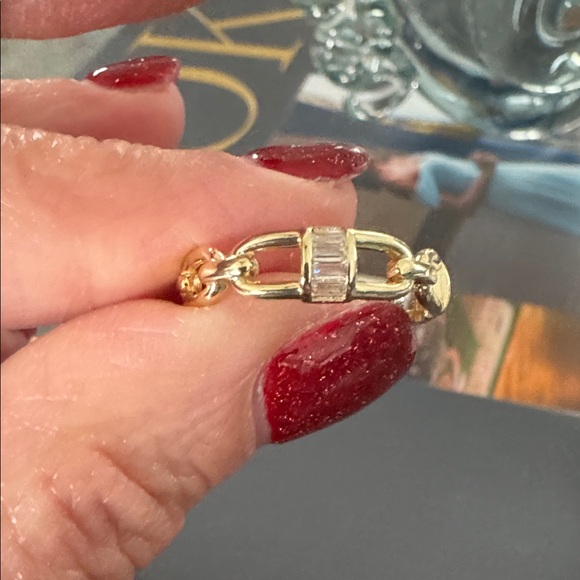 Freida Rothman Gold Chain Ring - Picture 4 of 7